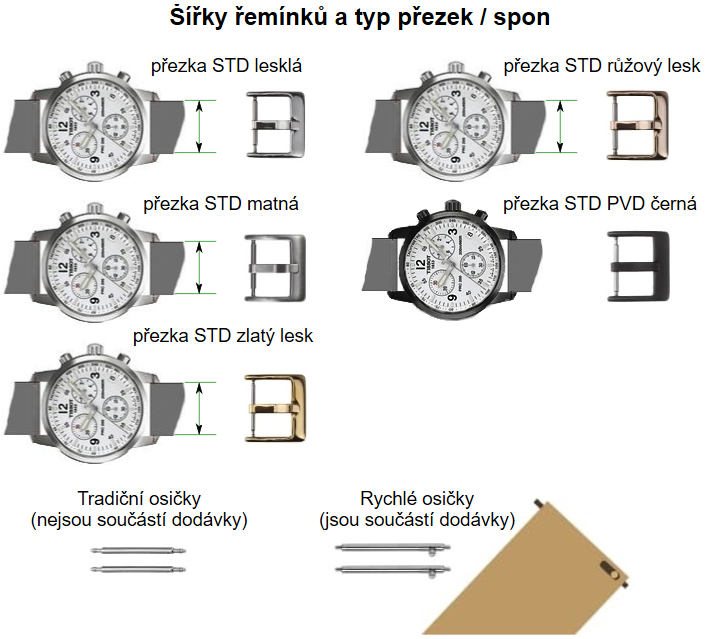 Kožený řemínek na hodinky - V263 | SHOPE.cz